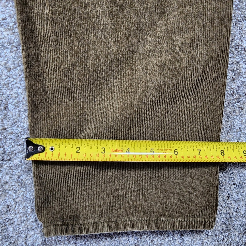 J.Crew Corduroy Pants Mens 30x32 Straight Leg 100% Cotton Brown Excellent - Picture 12 of 14